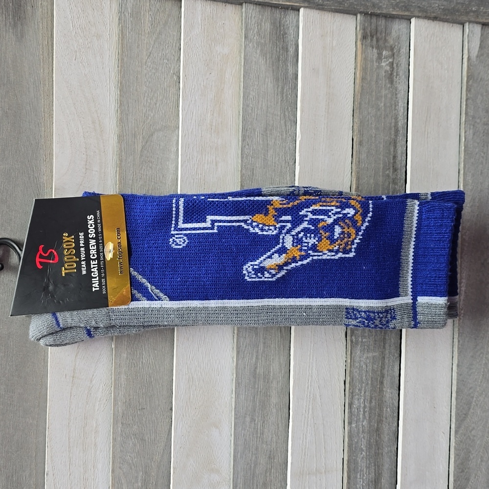 NCAA Memphis Tigers Tailgate Crew Socks 10-13